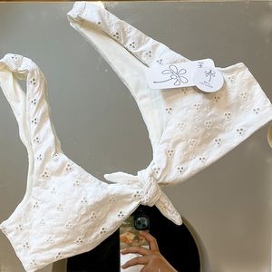 Dippin Daisys Muse Eyelet Bikini Top